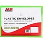 JAM Paper Premium Plastic Document File, Lime Green, 3/Pack (920V0LIX3)~#|#~FEFC4F95-3B59-473D-A8BBB14A632AD231_sc7