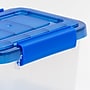 Iris 6.5 Quart Element Resistant Ultimate Clear Plastic Latching Storage Bin, Clear, 5/Pack (500136)~#|#~FEFE3639-7153-46B2-9FF0DF95E3083BA9_sc7