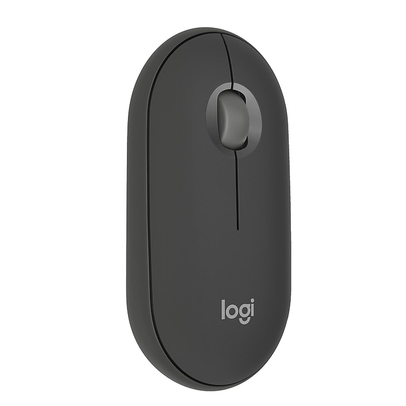 Logitech Pebble 2 M350s Wireless Ambidextrous Optical Mouse, Tonal Graphite (910-007024) image 1
