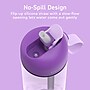 bentgo Plastic Water Bottle, 15 oz., Purple (BGKDWB1-P)~#|#~FF01C303-33FC-4A05-A326D8ED47C17F56_sc7