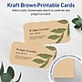 Avery Business Cards, 1-3/4" x 3-1/2", Matte Kraft Brown, 400/Box (95286)~#|#~FF063A47-28EE-4307-8D8EE1FE561CFF8B_sc7