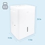 Keystone Energy Star 50-Pint Portable Dehumidifier with Drain Pump, 3-Speed, Covers up to 4,500 sq. ft., White (KYSTD50PAE)~#|#~FF0858EC-3470-4AE3-A7D31E46F3C9C940_sc7