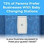 Koala Kare Baby Changing Station, Vertical Mount, Polypropylene, White Granite (Model KB301-05)~#|#~FF09580F-5D0D-4B40-AC24A54C1E0323D5_sc7