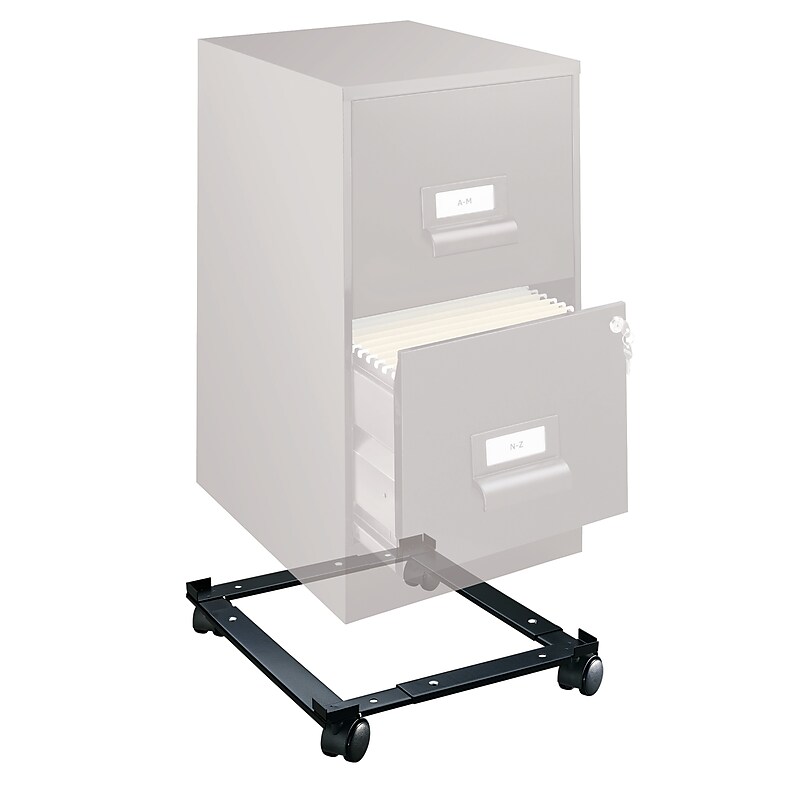 Staples Adjustable File Caddy, Letter/Legal, Black (ST52140-CC) image 1