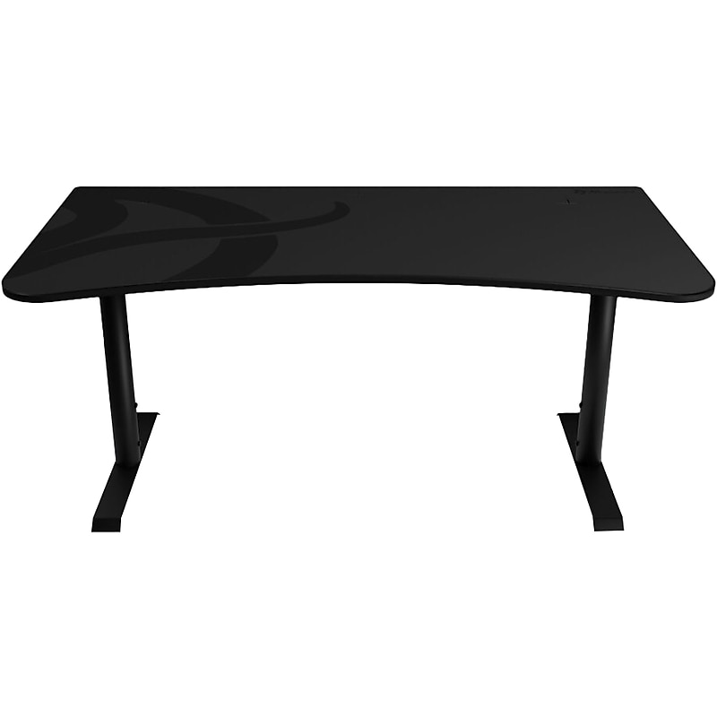 Arozzi Arena 63"W Gaming Desk, Dark Gray (ARENA-NA-DARK-GREY) image 1