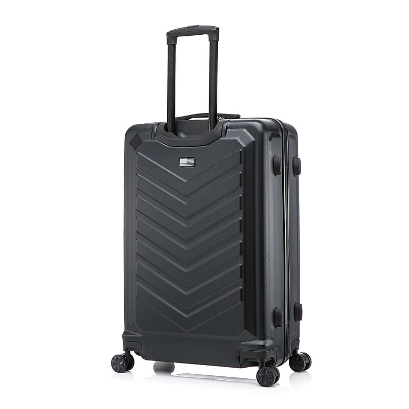 US Army FOX 28" Hardside Suitcase, 4-Wheeled Spinner, TSA Checkpoint Friendly, Black (USLFOX00L-BLK) image 1