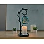 Simplee Adesso Ivy Candlewarmer 14.75" Halogen Table Lamp, Black/Blue Floral (SL1193-07)~#|#~FF1EC0BC-0844-4C1B-BF69DAC3C310579B_sc7