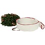 Household Essentials Round Wreath Storage Bag with Handles, Red/White (HH2648-1)~#|#~FF227215-B2DE-4306-90C25CAE38BE4428_sc7