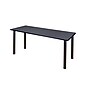 Regency Kee Training Table, 24"D x 72"W, Gray/Black (MT7224GYBPBK)~#|#~FF289416-749C-4900-82A138864A98E6BD_sc7
