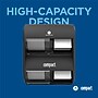 Georgia-Pacific Compact Quad 4-Roll Coreless Toilet Paper Dispenser, Black (56744B)~#|#~FF295318-DFD8-44D0-BDCAA4044D0066ED_sc7