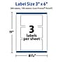 Avery TrueBlock Laser/Inkjet Rectangle Multipurpose Labels, 3" x 6", White, 300/Box (94249)~#|#~FF2C6EFB-9C91-47B4-B10C549707E8040A_sc7
