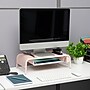 Mind Reader Monitor Stand, Holds Up to 33 lbs., Pink (MESHMONSTA-PNK)~#|#~FF35DCAD-060D-4D1F-AE9325672B8F91CD_sc7