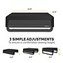 Fellowes Breyta Collection Adjustable Monitor Stand, Black (100098502)~#|#~FF395694-9F16-4168-89D1A73C24EFBF31_sc7