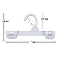 Nahanco 8" Plastic Snap Grip Skirt/Slack Hanger, White, 200/Pack (1681/8W)~#|#~FF3CEED6-9308-4AD0-86A00D17785E600A_sc7