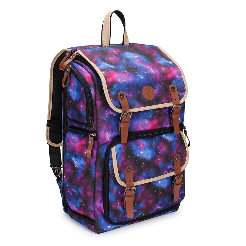 GOgroove Full-size DSLR Camera Backpack, Galaxy (GGBCCBK100GAWS) image 1
