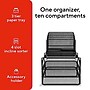 TRU RED™ All-In-One 10-Compartment Wire Mesh Compartment Storage, Matte Black (TR57530)~#|#~FF475A14-A205-4827-A2782B39BDB4440A_sc7