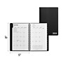 2024 Staples 5" x 8" Weekly & Monthly Appointment Book, Black (ST58454-24)~#|#~FF4BB280-AD6D-44B0-BB8F16C3E9054D96_sc7