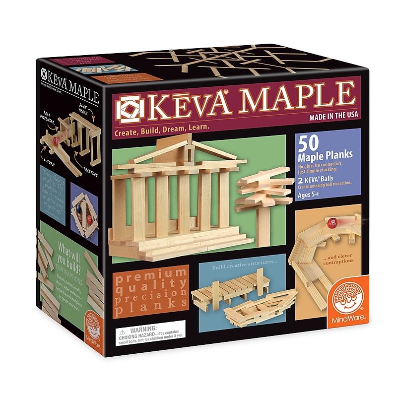 KEVA Maple Plank Set, 50 Plank Set (MWA66001) image 1