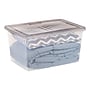 Iris 58 Quart Snap Top Plastic Snap Closure Storage Bin, Clear (500220)~#|#~FF67BA0C-65BE-495B-A54E0CFE26F46751_sc7