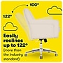 Serta Style Ashland Faux Leather Swivel Computer and Desk Chair, Cream (47140F)~#|#~FF6D6A97-8A14-44B3-92445F75B8E238FC_sc7