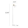 Simple Designs Farmhouse Fusion 55.91" Iron Floor Lamp with Round Shade, White (LF2019-WHT)~#|#~FF7389A9-1FC2-43E0-8C90300A33F4B9F1_sc7