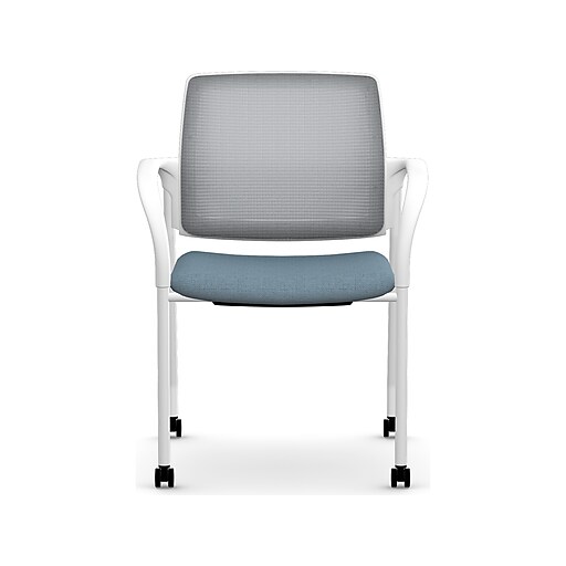 HON Ignition Fabric/Mesh Multipurpose Stacking Chair, Carolina/Designer ...