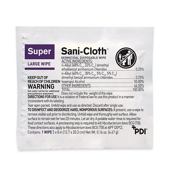 PDI Sani-Cloth Disinfecting Wipes, 50/Pack (H04082) | Staples