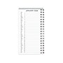 2025 AT-A-GLANCE 6.25" x 3.25" Weekly Appointment Book Refill, White/Black (70-904-10-25)~#|#~FF7F22C0-CFCA-4BF7-B03362515FDB255B_sc7