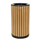 Alpine Industries Steel Outdoor Trash Can with Open Lid, 32 Gallon, Cedar (ALP4400-01-CD)~#|#~FF86794B-86D9-45B1-85A4382D892E99A4_sc7
