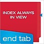 Pendaflex Heavy Duty End Tab File Folder, Straight Cut, Letter Size, Red, 100/Box (H110DR)~#|#~FF869339-AD6D-44A3-92163F09CD68F98D_sc7