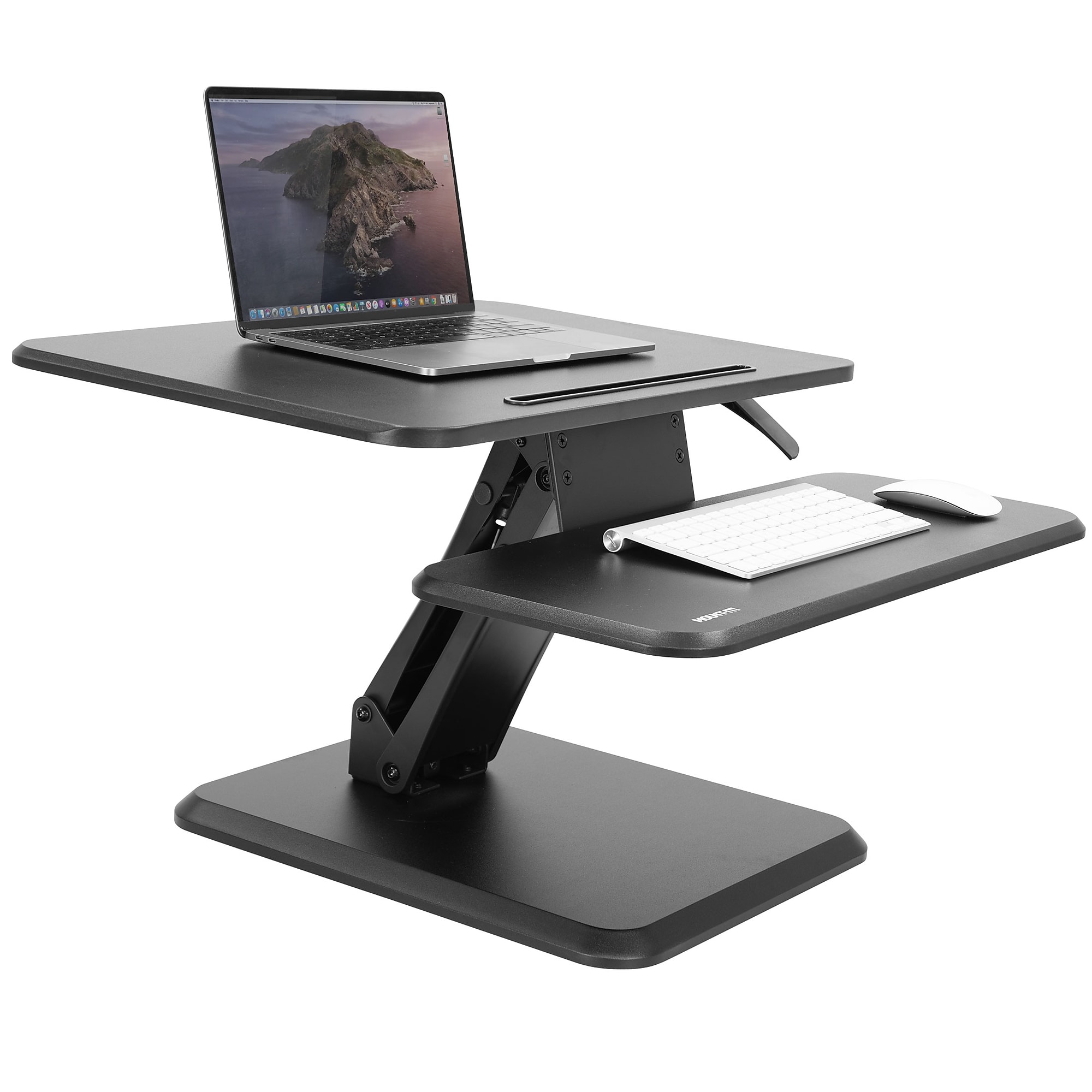 Mount-It! 25″W Manual Adjustable Standing Desk Converter, Black (MI-7957) Sansujyuku sansujyuku.com