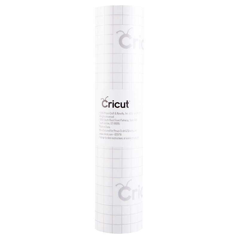 Cricut Die-Cutting Transfer Tape for Vinyl, 12" x 120", Clear/Gray (2003471) image 1