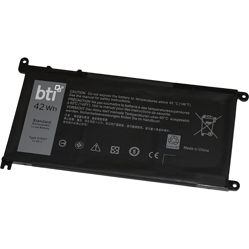 Battery Technology Li-Ion Replacement Battery for HP Compaq Chromebook, 3684mAh (51KD7-BTI) image 1