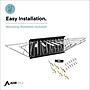 AdirOffice Steel Hanging Wall File, For Blueprint & Large-Format Files, Black (617-BLK-KIT1)~#|#~FF94951C-135E-460B-99FE61A7D980667A_sc7