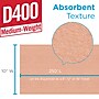 Brawny Professional D400 Disposable Cleaning Towel, 250" x 10", Orange, 6/Carton (20067)~#|#~FF95385E-0CD9-4667-BCC2760237792D6A_sc7