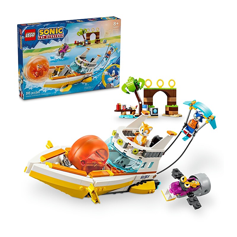 LEGO Sonic Tails Adventure Boat, 393 Pieces (76997) image 1