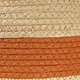 Household Essentials Round Handwoven Paper Rope Basket with Handles, Natural/Terracotta (HE1209)~#|#~FF9B5B3A-E616-45E5-A5C9AE5F411C4449_sc7