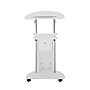 Techni Mobili 22"W Manual Adjustable Standing Laptop Cart, White (RTA-B005-WHT)~#|#~FF9C9647-BD09-444C-AD49468E641631E5_sc7
