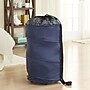 Household Essentials Rolling Pop Up Hamper with Drawstring Closure, Polyester, Blue (HH2030B)~#|#~FF9EBD72-C813-496F-BEBA63DD37B5AE8A_sc7