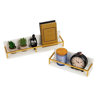 Mind Reader 2 Metal Floating Shelves - Thumbnail 3