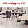 Staples Polypropylene 18" Student Chair, Black, 4/Box (ST63540)~#|#~FFA85EE4-364B-445B-8F7A2F7AEFBE3116_sc7