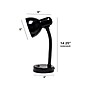 Creekwood Home Essentix Incandescent Desk Lamp, 14.25", Black Metal (CWD-1000-BK)~#|#~FFAA1044-5B07-47AF-9ECE71D79391C2CF_sc7