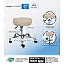 Boss Backless Medical Stool, Beige (B240-BG)~#|#~FFAA80CF-0B43-4F84-905472B50DD7E1E2_sc7