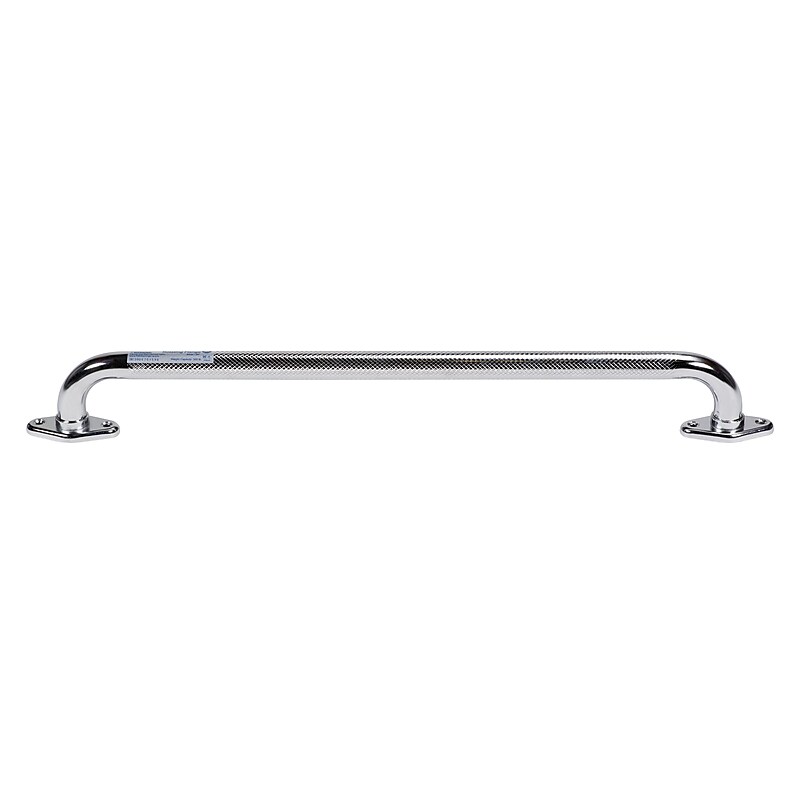 Dynarex Rotating Flange Knurled Grab Bar, 32", Chrome (10315) image 1