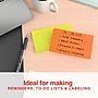 Staples Sticky Notes, 3" x 5", Summer Breeze Collection, Lined, 100 Sheets/Pad, 6 Pads/Pack (ST62870)~#|#~FFAC045F-3ED7-40A3-8155D7B16F96A7EB_sc7