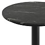 Flash Furniture TopGuard 24" Round Wood Dining Table with X-Base, Black Faux Marble/Black Base (STRD24BMAT2222B)~#|#~FFB8BFA1-86B6-422D-9E58122D2899BB1B_sc7
