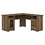 Bush Furniture Cabot 60"W Wood L-Shaped Computer Desk, Reclaimed Pine (WC31530K)~#|#~FFC1F621-7530-4A34-9124A23CA3A1D811_sc7