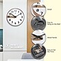 Infinity Instruments Copper Stripe Analog Wall Clock, Plastic Frame, 12" (20287GD-4527A)~#|#~FFC6E117-A08A-4984-BC24C07E7551354E_sc7