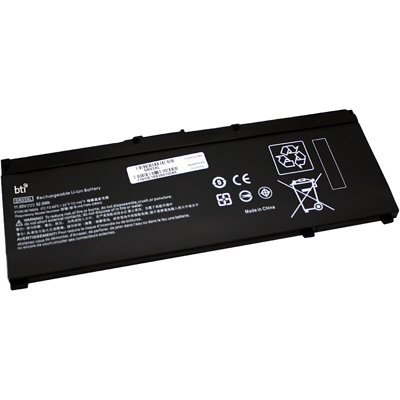 Battery Technology Li-Ion Replacement Battery for HP Compaq, 4545mAh (SR03XL-BTI) image 1