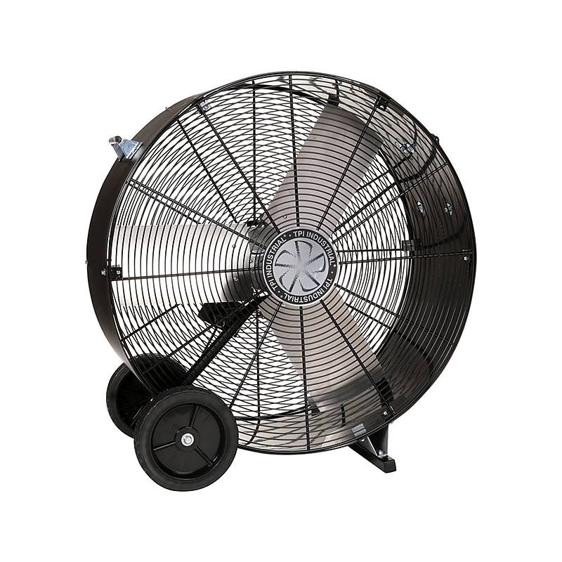 TPI PBX 36" Industrial Portable Floor Fan, 1-Speed, Black (08211402) image 1